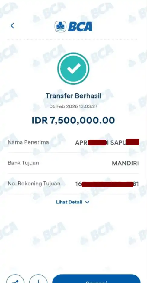 Bukti Transfer